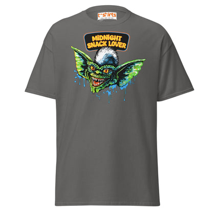 Midnight Snack Lover T-Shirt | Gremlins Movie Monster - Charcoal - T-Shirts Online