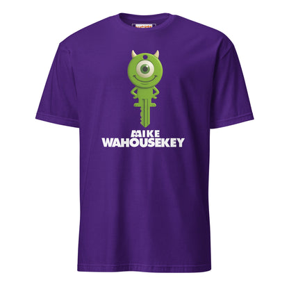 Mike Wahousekey T-Shirt | Funny Movie Parody - Purple - T-Shirts Online