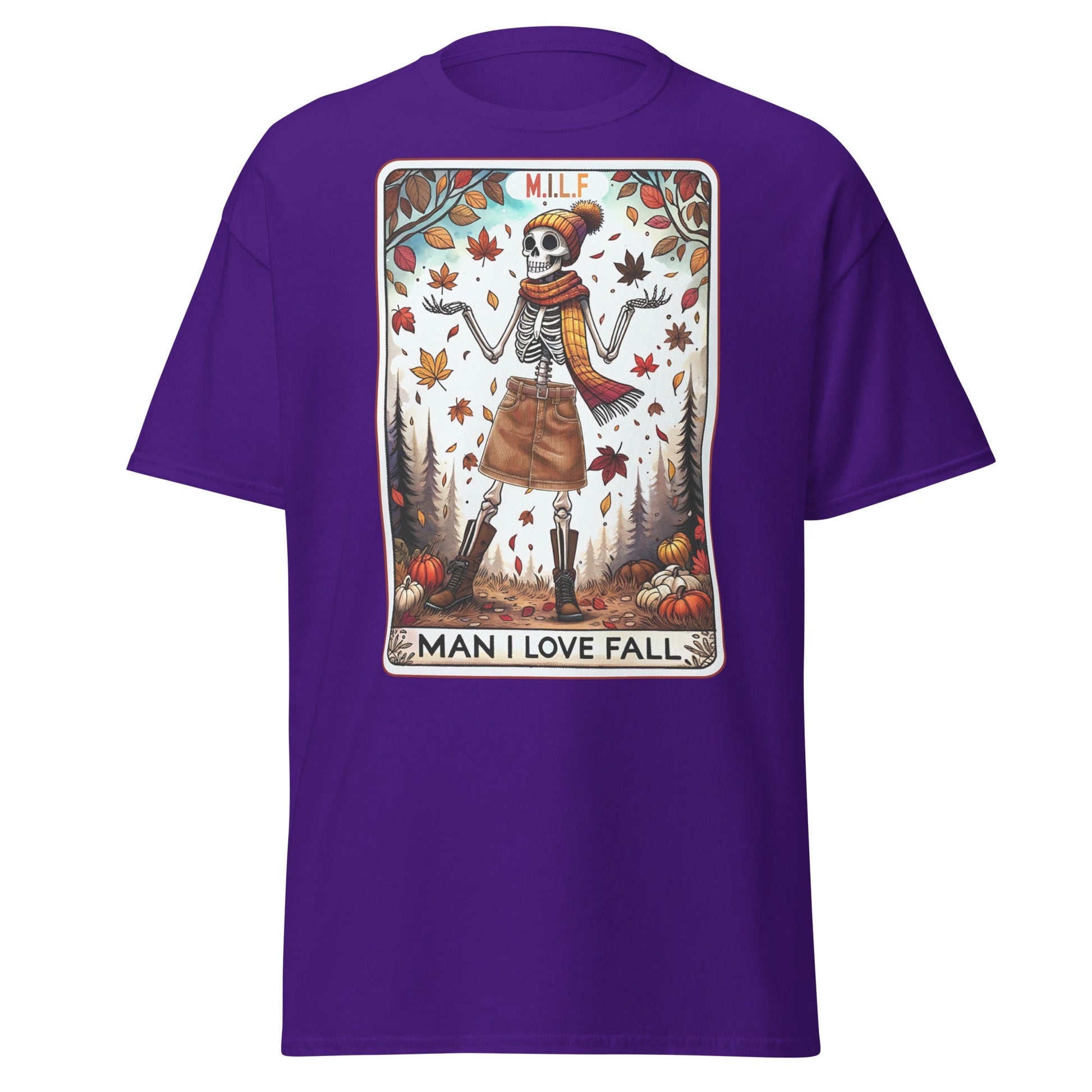 'MILF' Tarot | Tarot Card T-Shirt - Purple - T-Shirts Online