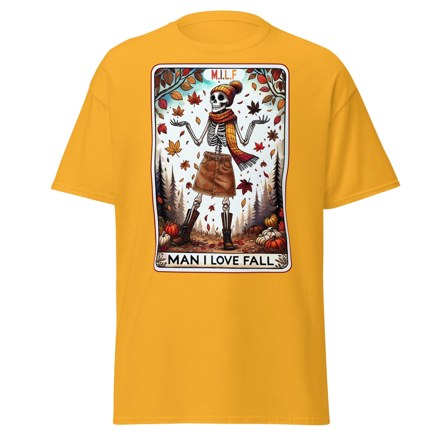 'MILF' Tarot | Tarot Card T-Shirt - Gold - T-Shirts Online