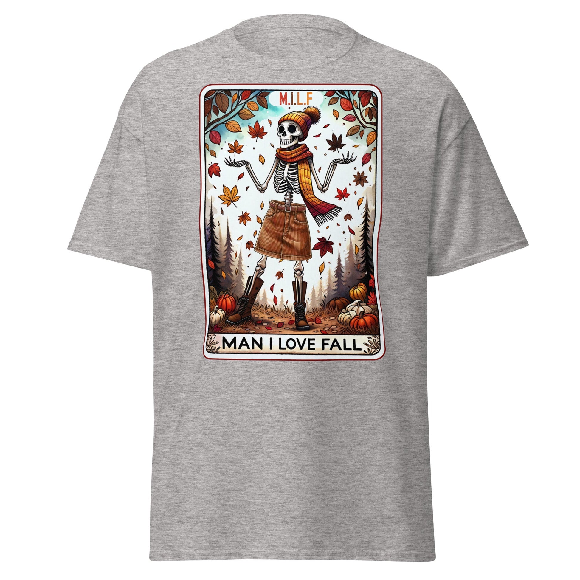 'MILF' Tarot | Tarot Card T-Shirt - Sport Grey - T-Shirts Online