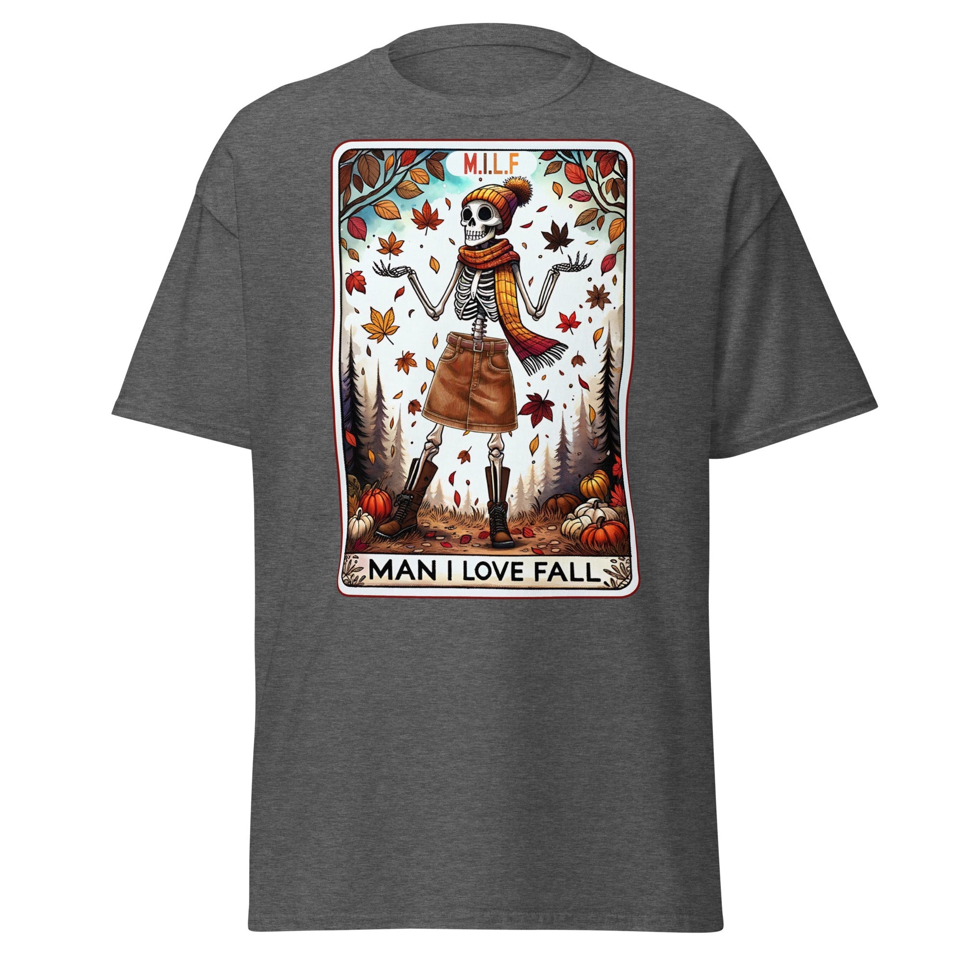 'MILF' Tarot | Tarot Card T-Shirt - Dark Heather - T-Shirts Online