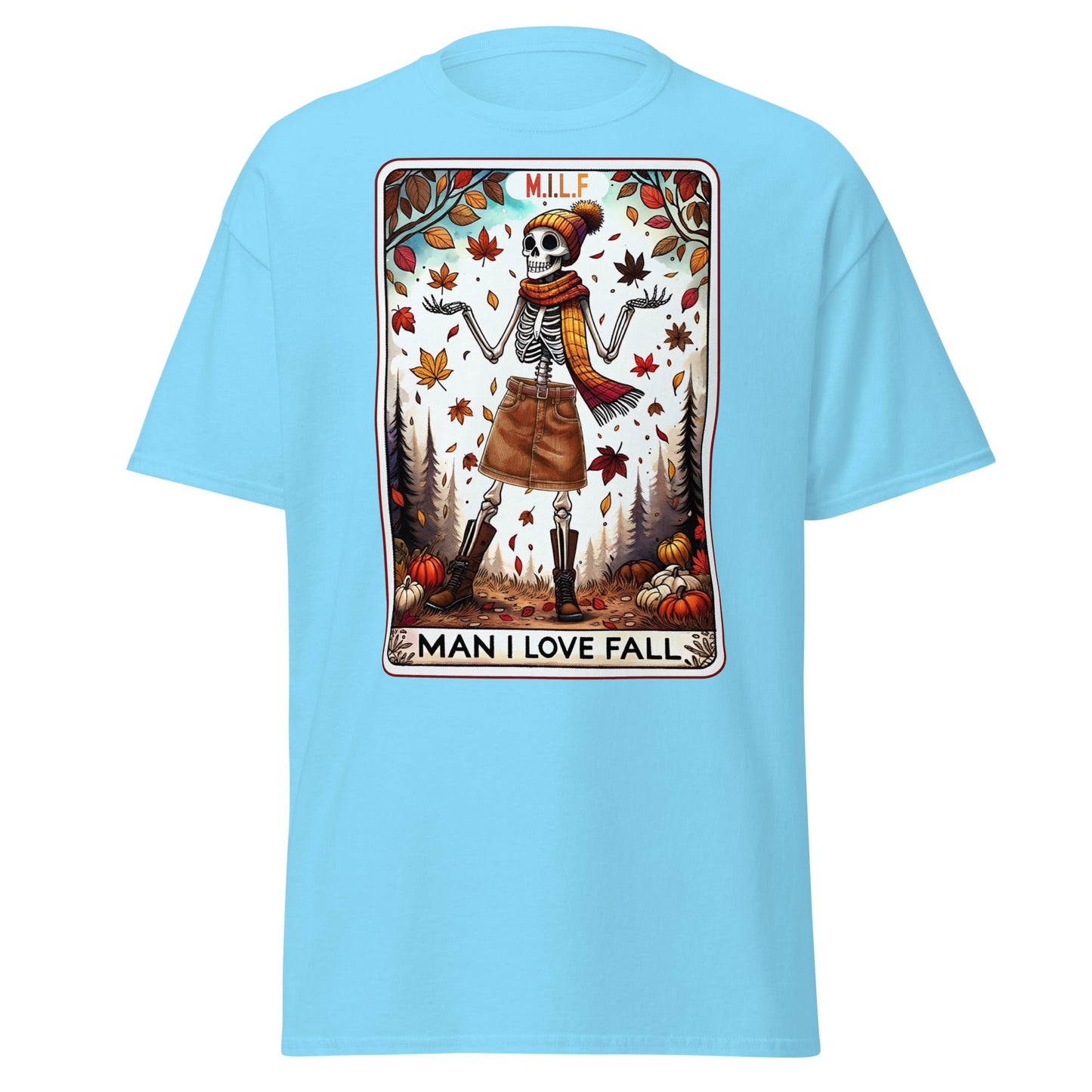 'MILF' Tarot | Tarot Card T-Shirt - Sky - T-Shirts Online