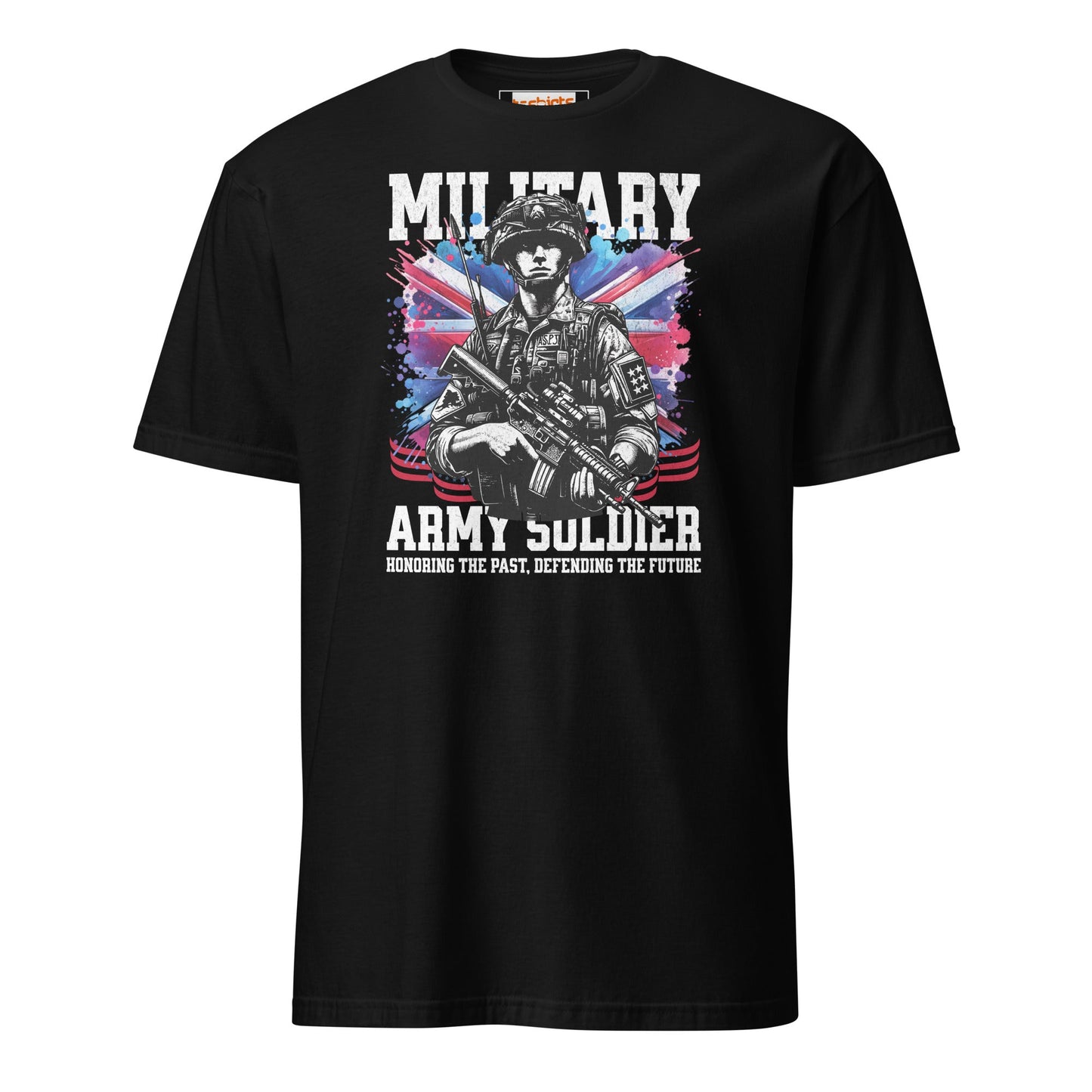 Military Army Soldier T-Shirt | Armed Forces Tee - Black - T-Shirts Online