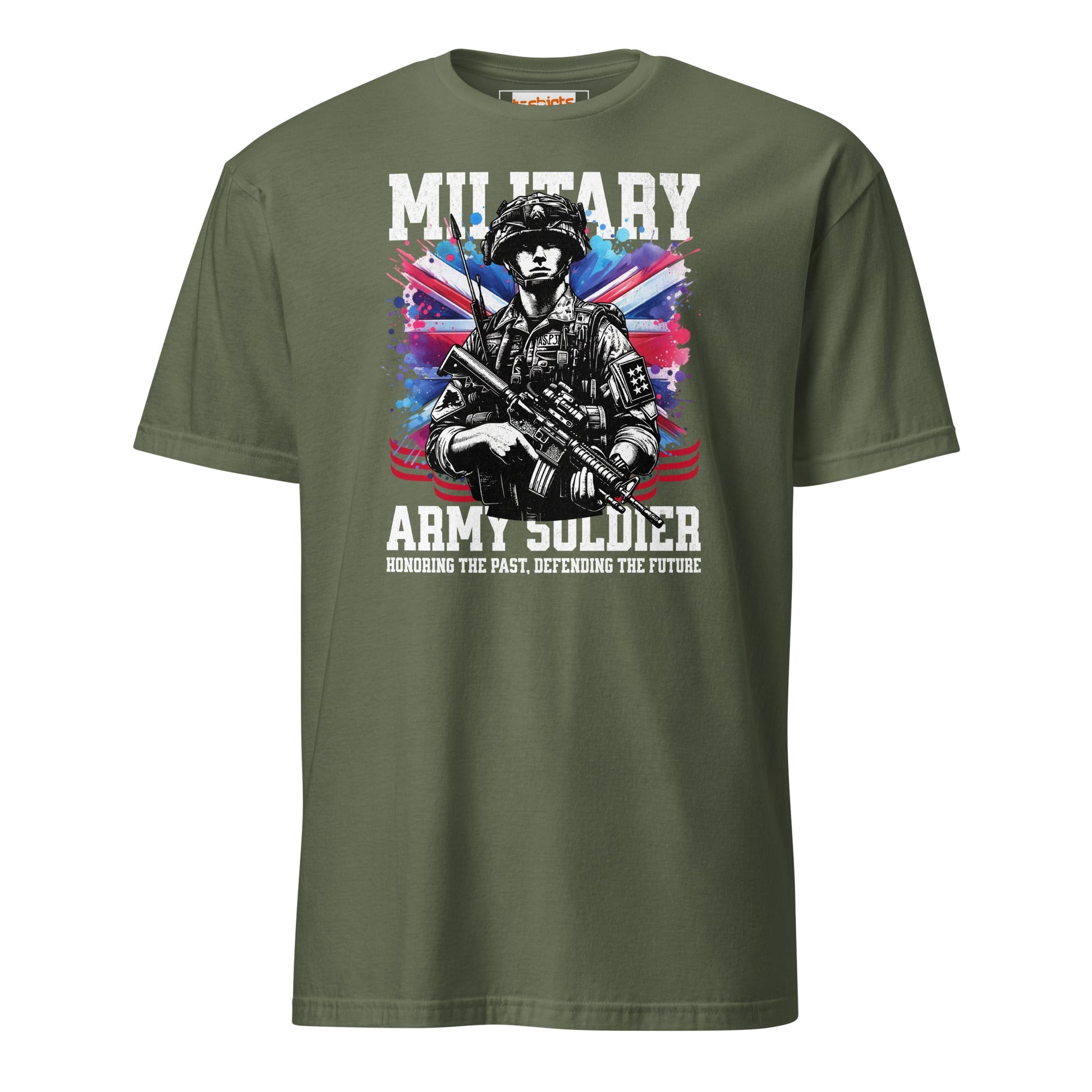 Military Army Soldier T-Shirt | Armed Forces Tee - Military Green - T-Shirts Online