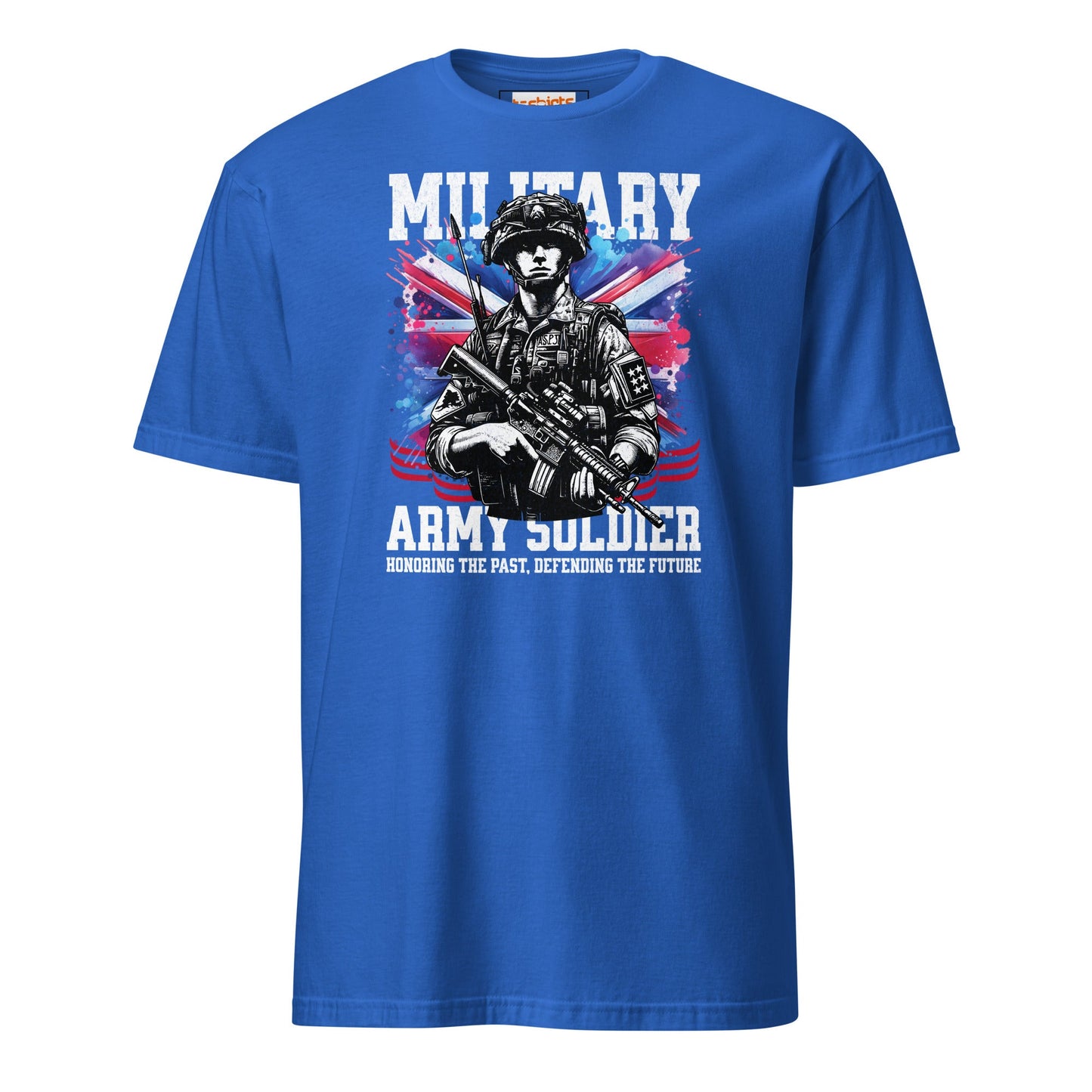Military Army Soldier T-Shirt | Armed Forces Tee - Royal - T-Shirts Online