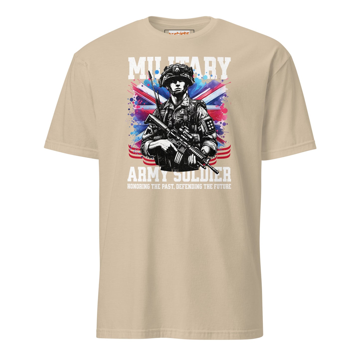 Military Army Soldier T-Shirt | Armed Forces Tee - Sand - T-Shirts Online