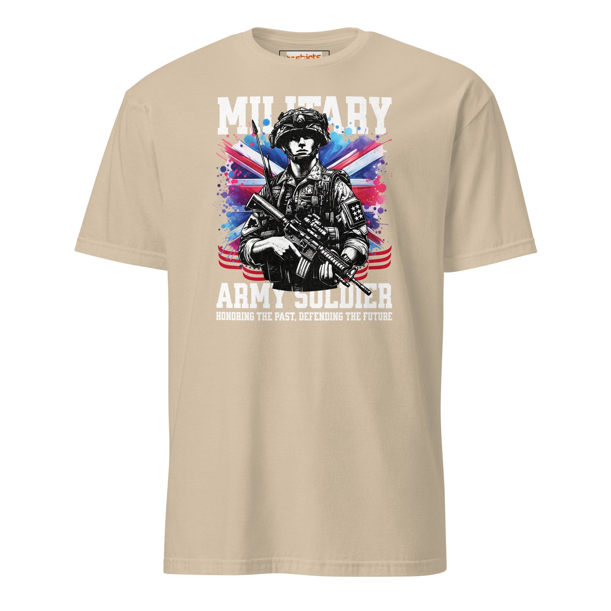 Military Army Soldier T-Shirt | Armed Forces Tee - Sand - T-Shirts Online