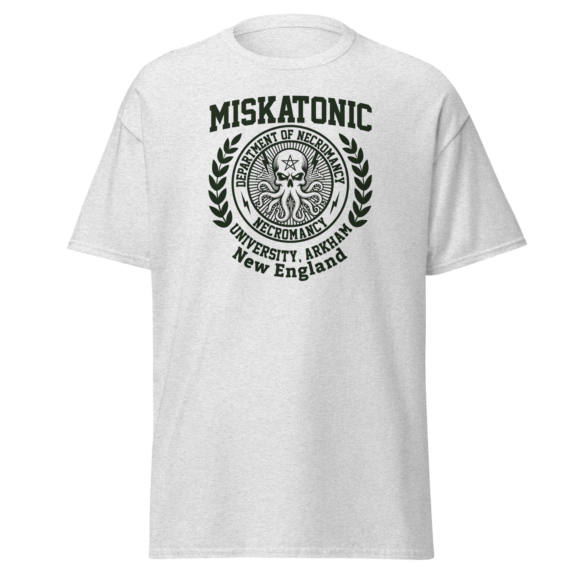 Miskatonic University Necromancy T-Shirt | Arkham Horror Apparel - Ash - T-Shirts Online