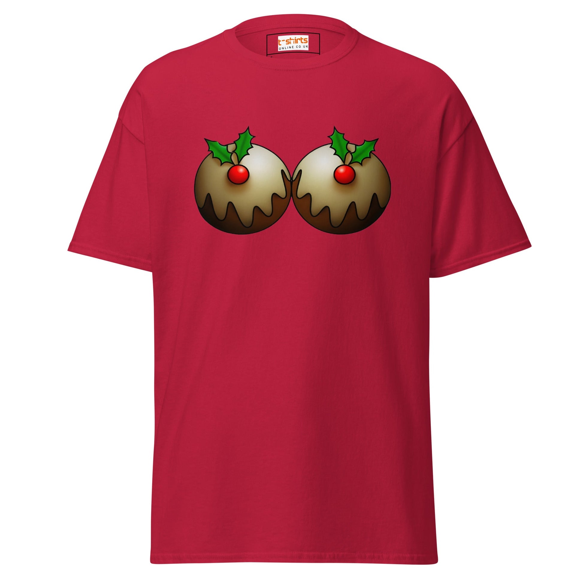 Mistletoe | Naughty Christmas T-Shirt - Cardinal - T-Shirts Online