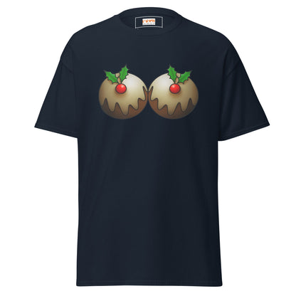 Mistletoe | Naughty Christmas T-Shirt - Navy - T-Shirts Online