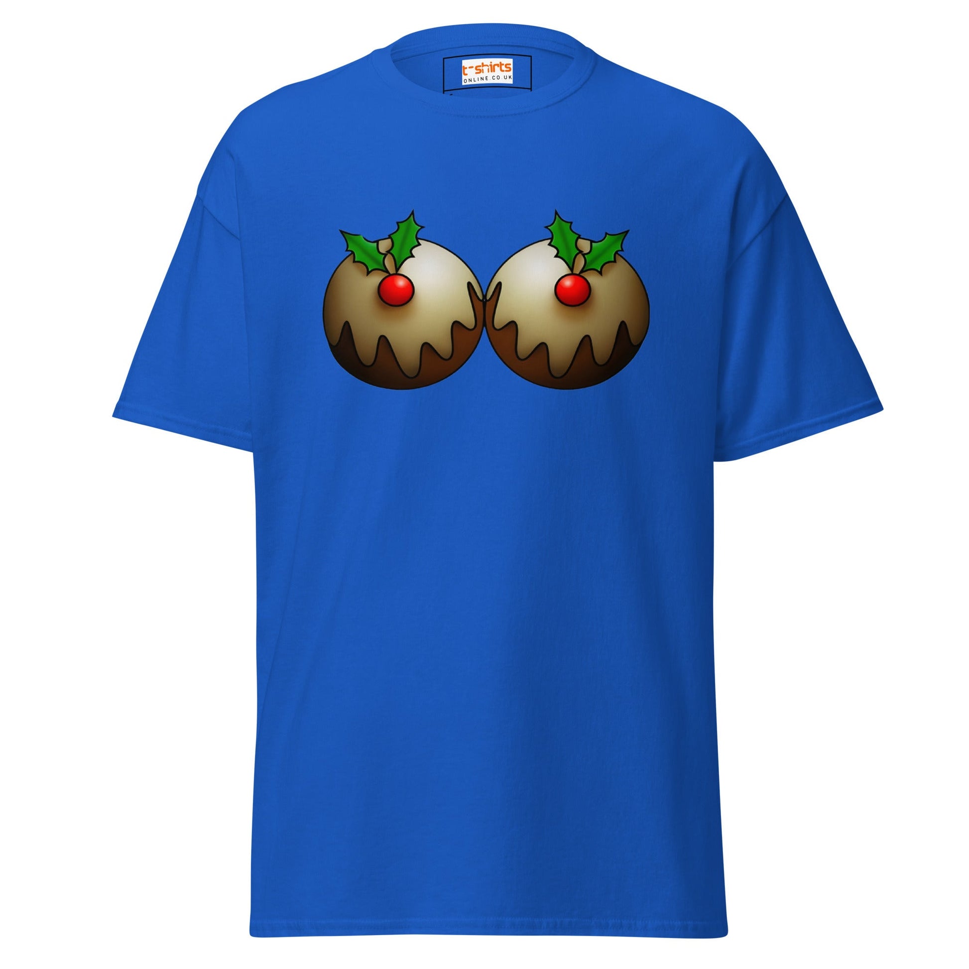 Mistletoe | Naughty Christmas T-Shirt - Royal - T-Shirts Online