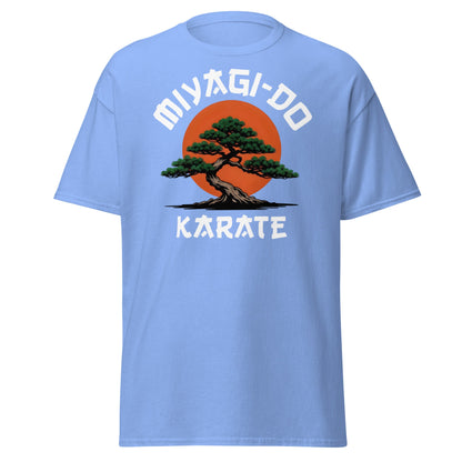 Miyagi - Do Karate Bonsai T-Shirt - Retro Martial Arts Tee - Carolina Blue - T-Shirts Online