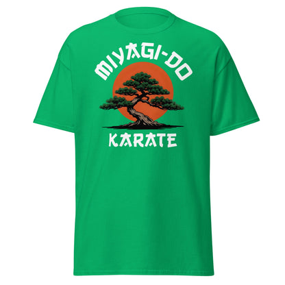 Miyagi - Do Karate Bonsai T-Shirt - Retro Martial Arts Tee - Irish Green - T-Shirts Online