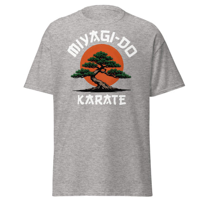 Miyagi - Do Karate Bonsai T-Shirt - Retro Martial Arts Tee - Sport Grey - T-Shirts Online