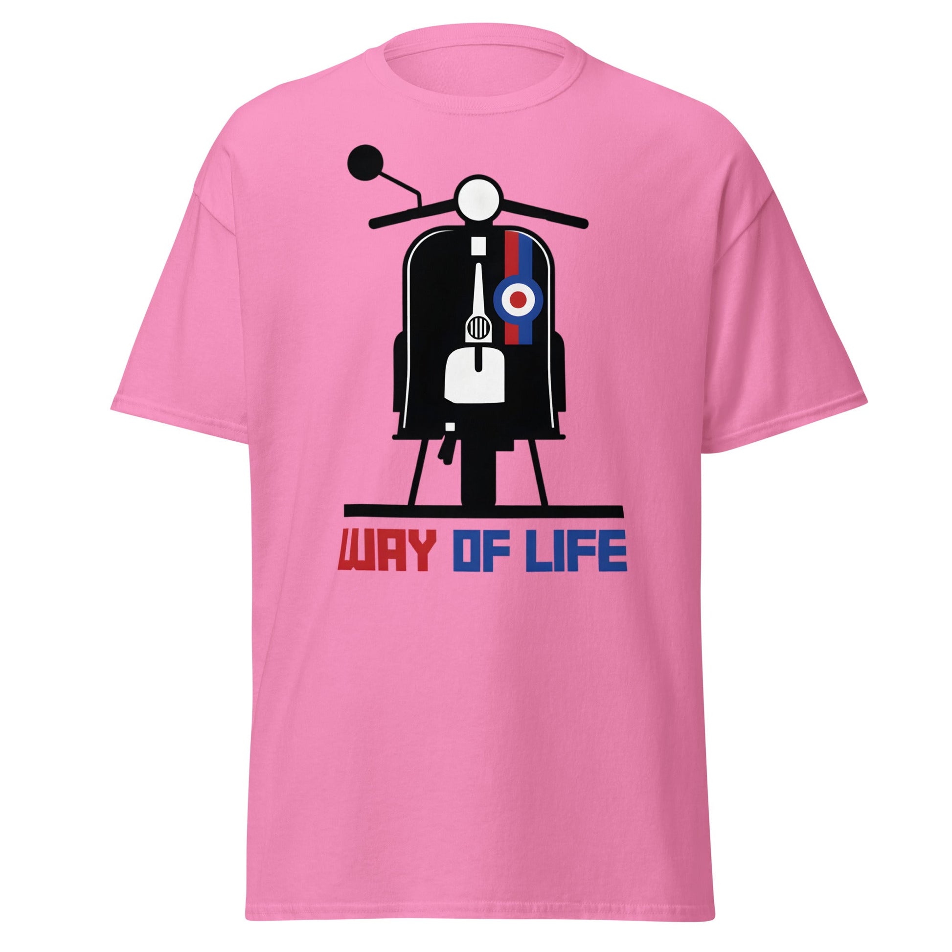 Mod Way of Life Scooter T-Shirt - Retro British Style Tee - Azalea - T-Shirts Online