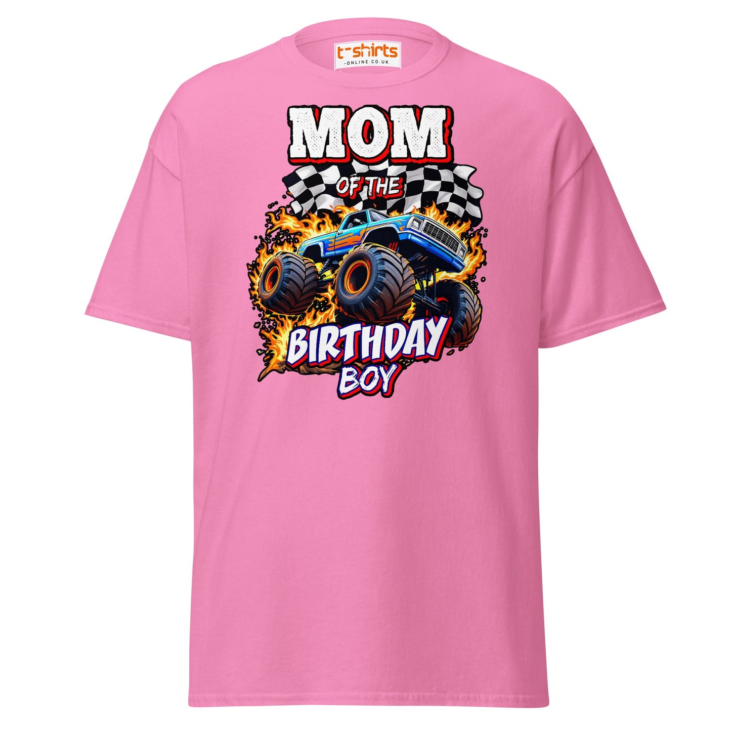 Mom of the Birthday Boy T-Shirt - Azalea - T-Shirts Online