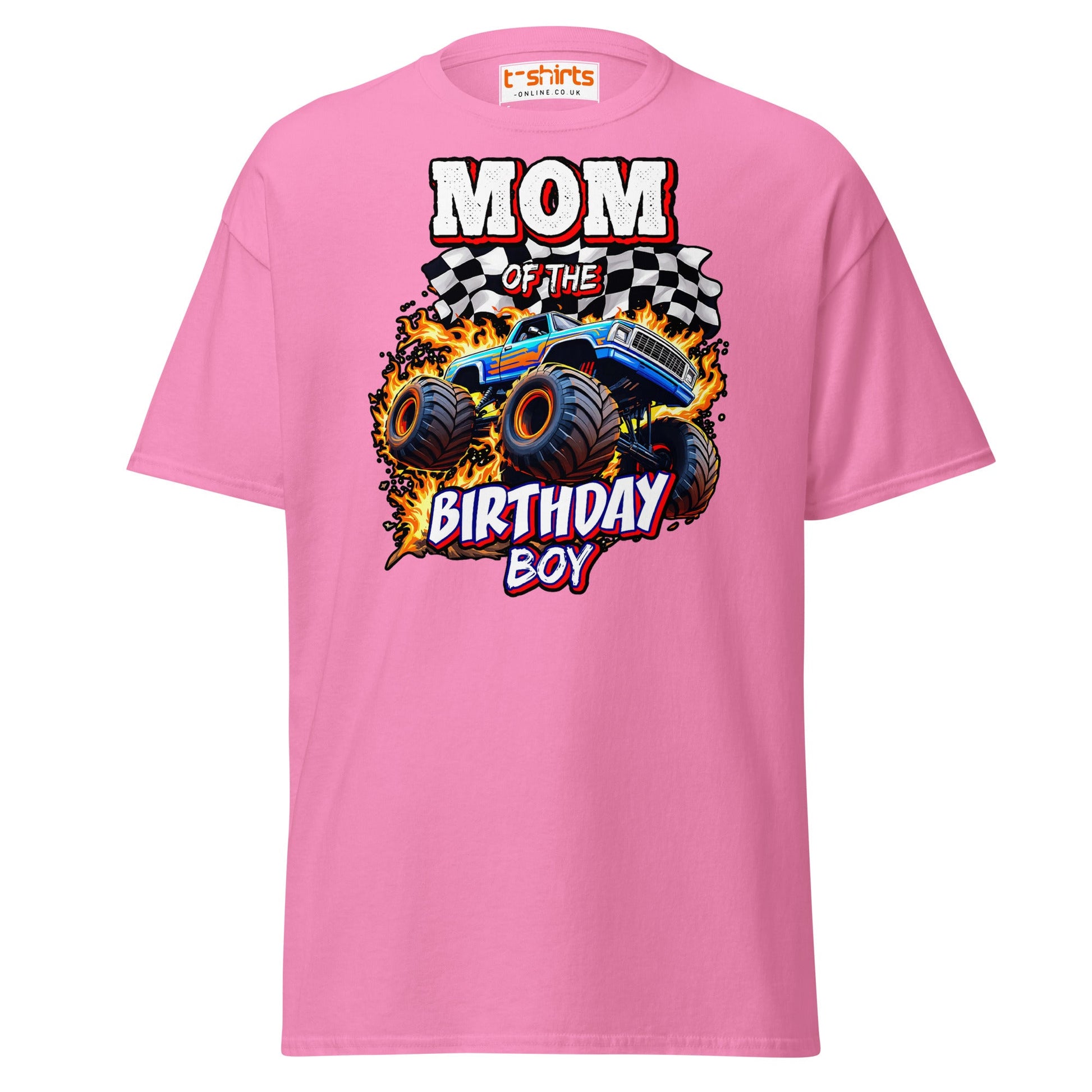 Mom of the Birthday Boy T-Shirt - Azalea - T-Shirts Online