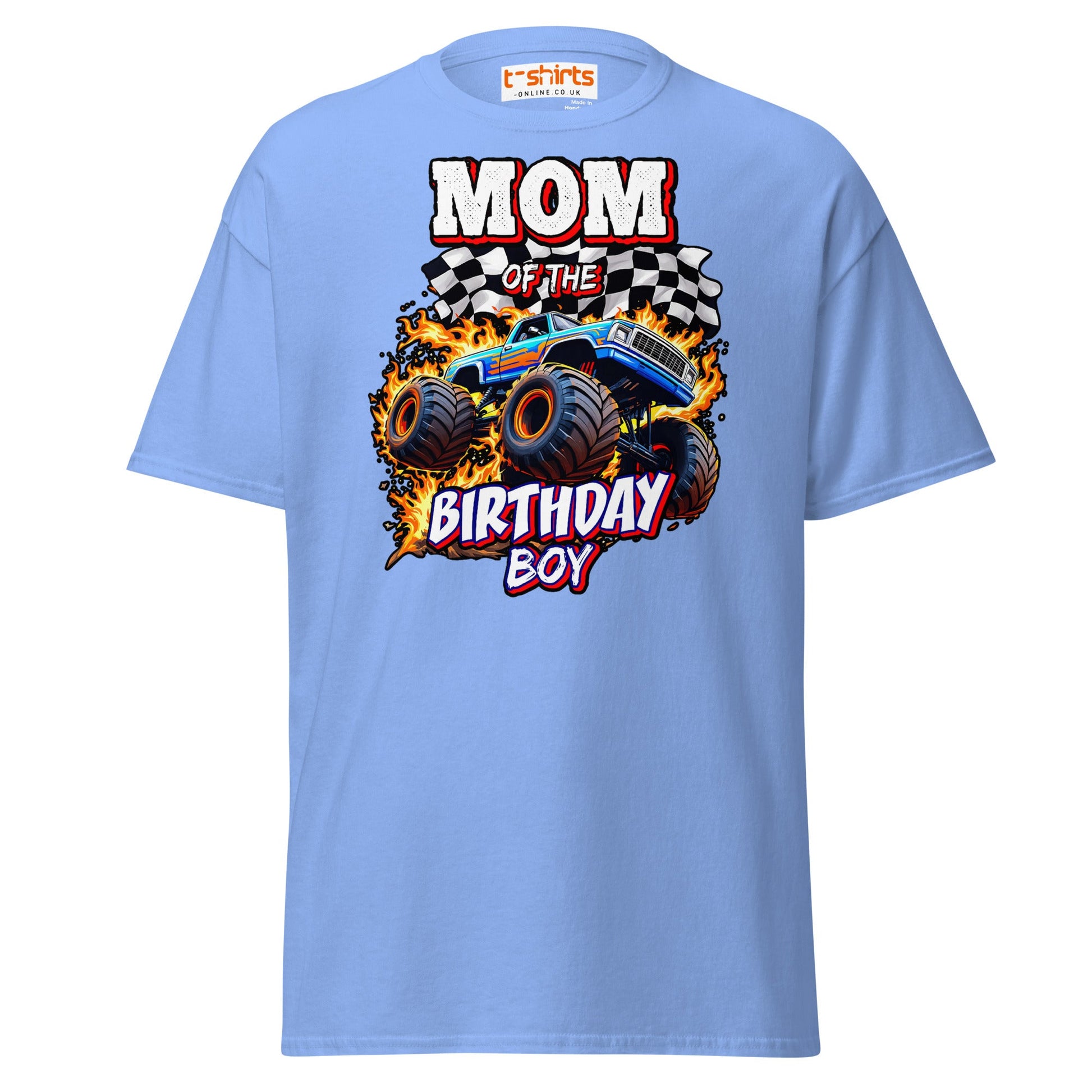 Mom of the Birthday Boy T-Shirt - Carolina Blue - T-Shirts Online