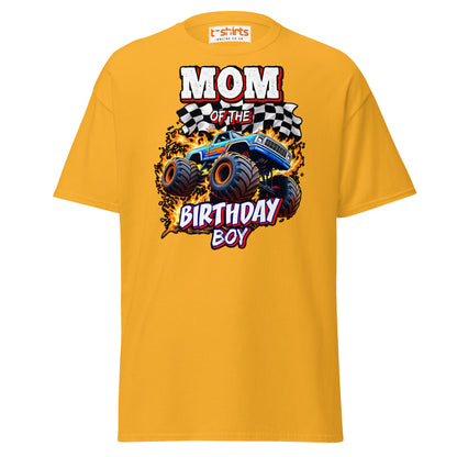 Mom of the Birthday Boy T-Shirt - Gold - T-Shirts Online