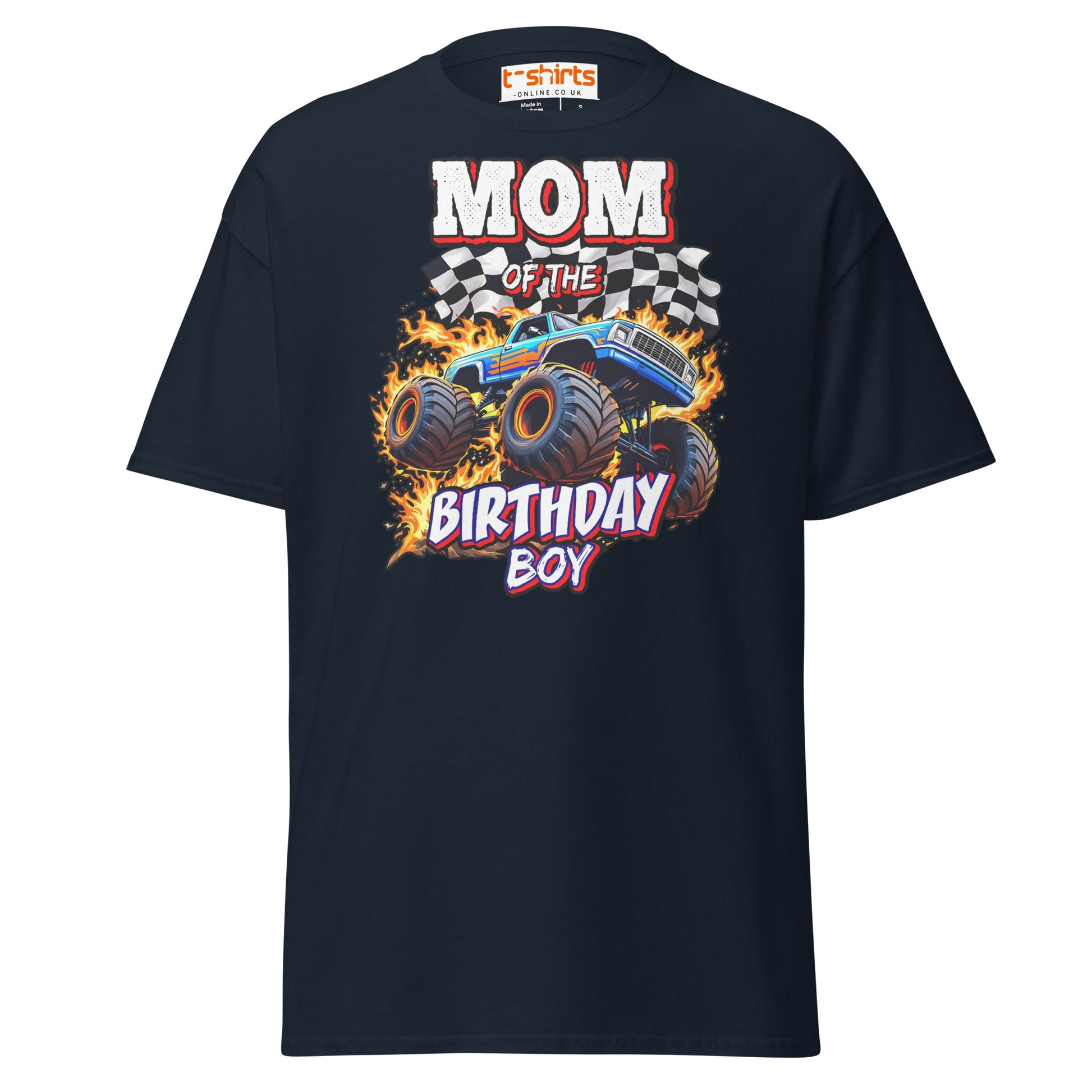 Mom of the Birthday Boy T-Shirt - Navy - T-Shirts Online