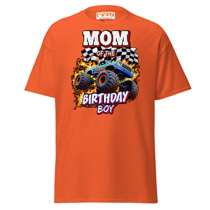 Mom of the Birthday Boy T-Shirt - Orange - T-Shirts Online