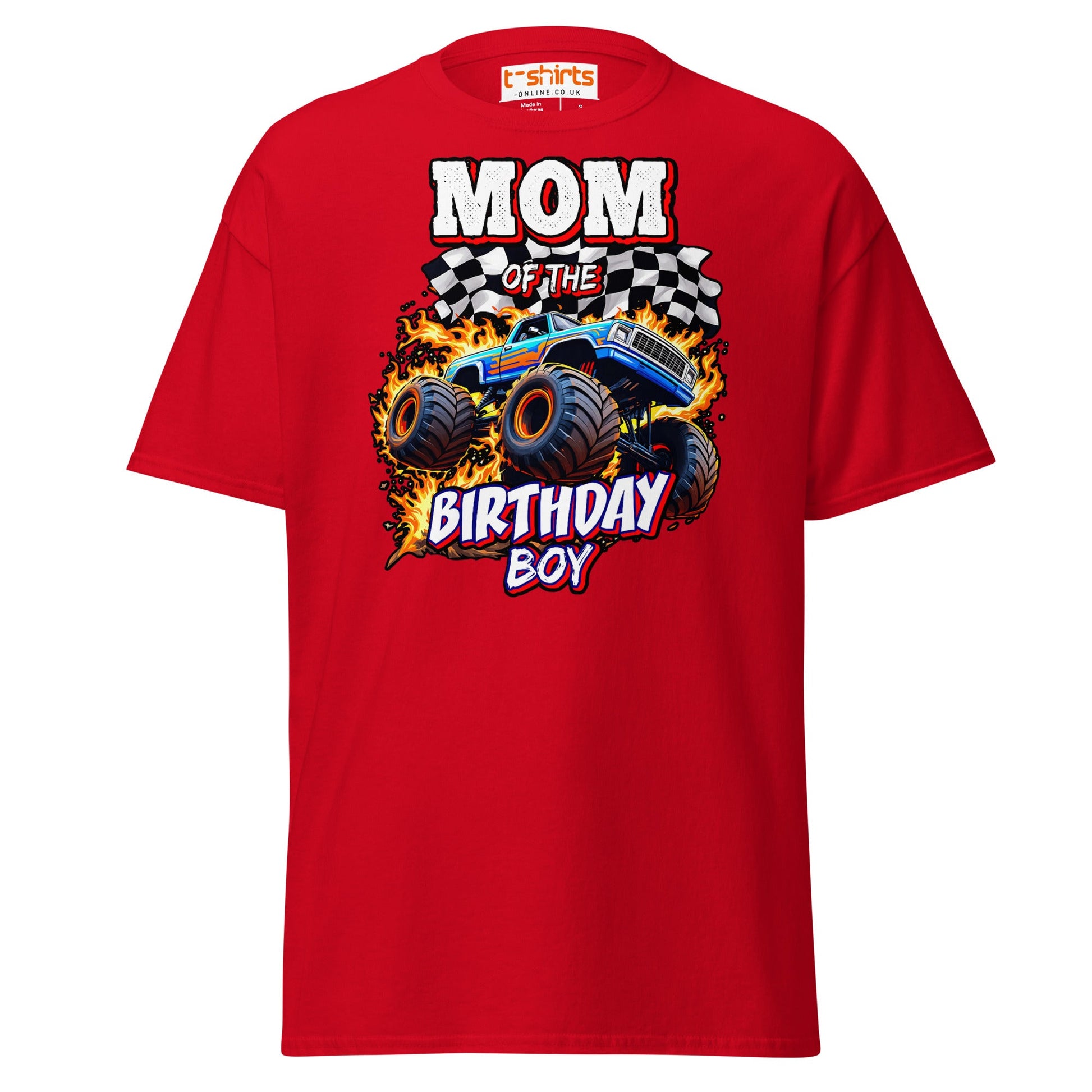 Mom of the Birthday Boy T-Shirt - Red - T-Shirts Online