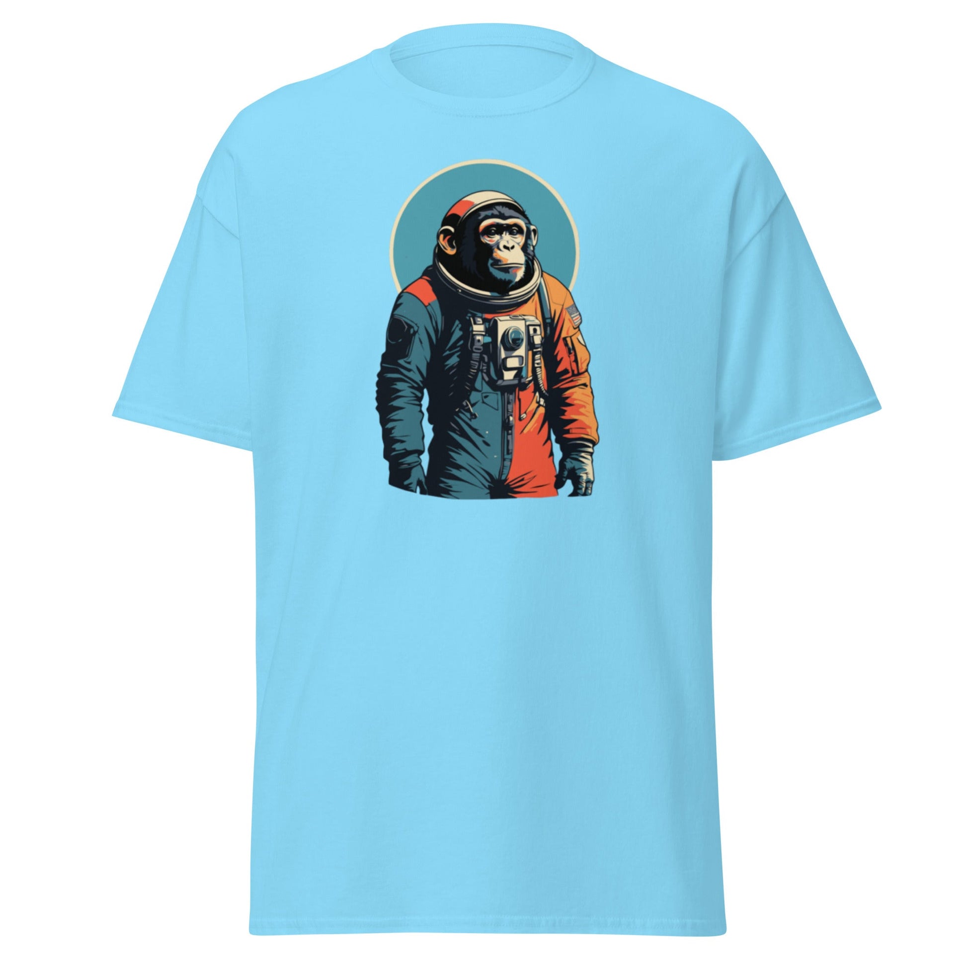 Monkey Astronaut | Space T-Shirt - Sky - T-Shirts Online
