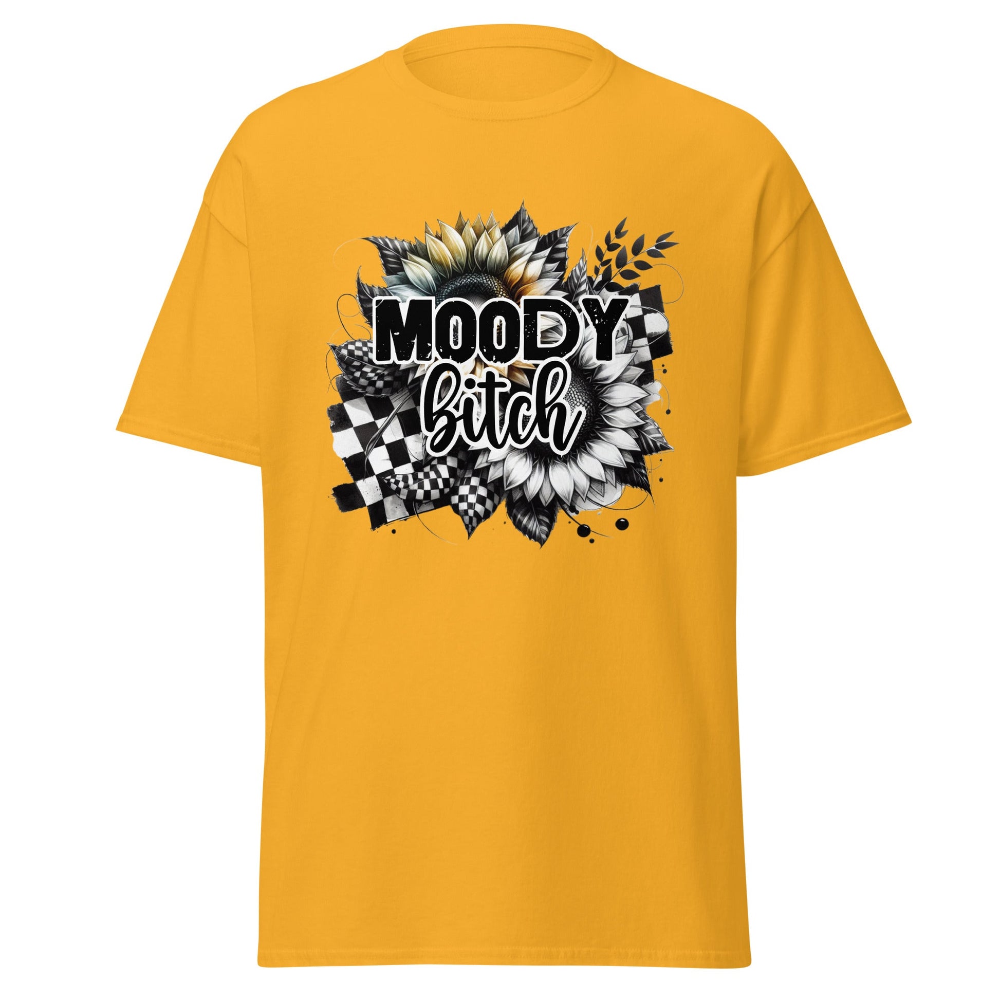 Moody Bitch | Adult T-Shirt - Gold - T-Shirts Online