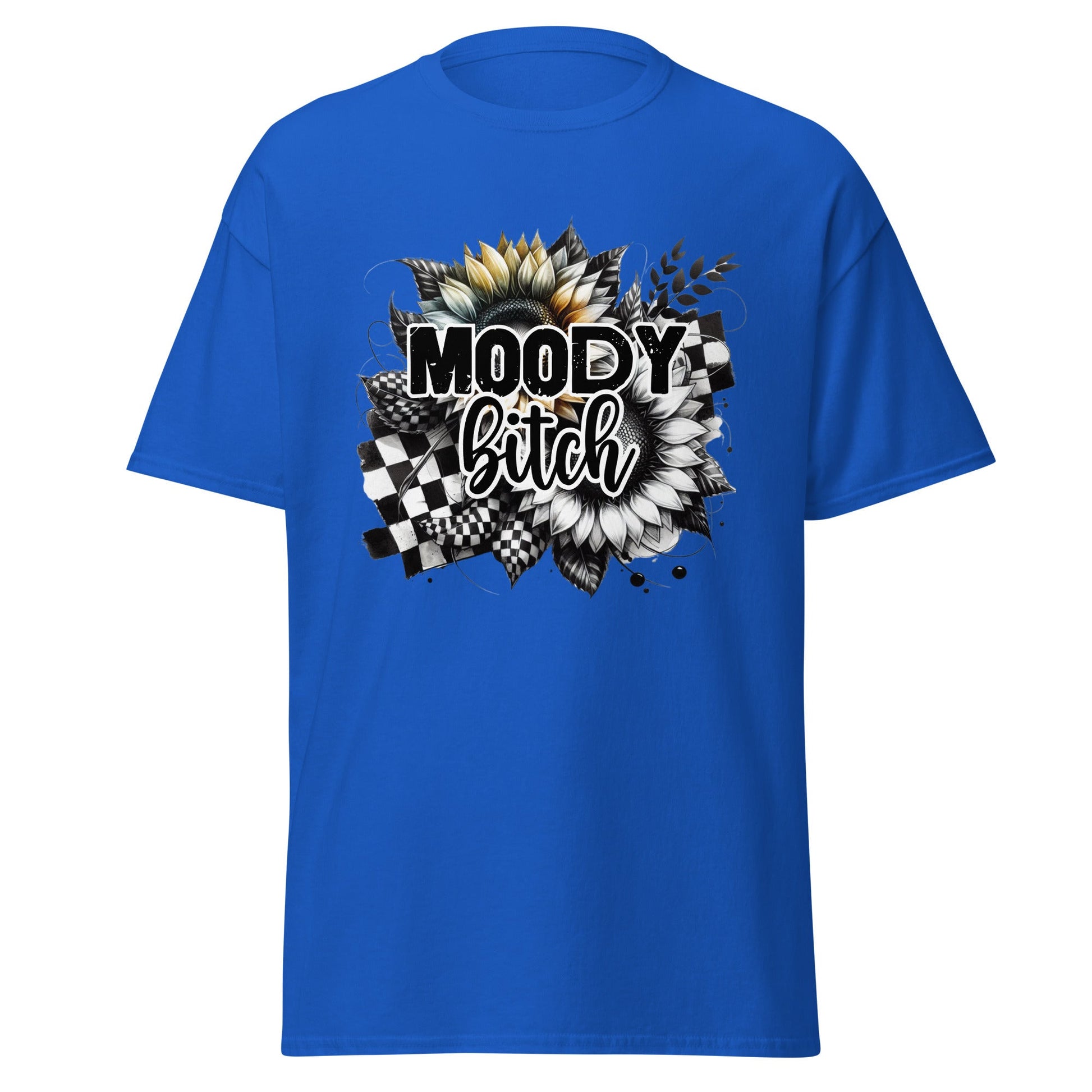 Moody Bitch | Adult T-Shirt - Royal - T-Shirts Online