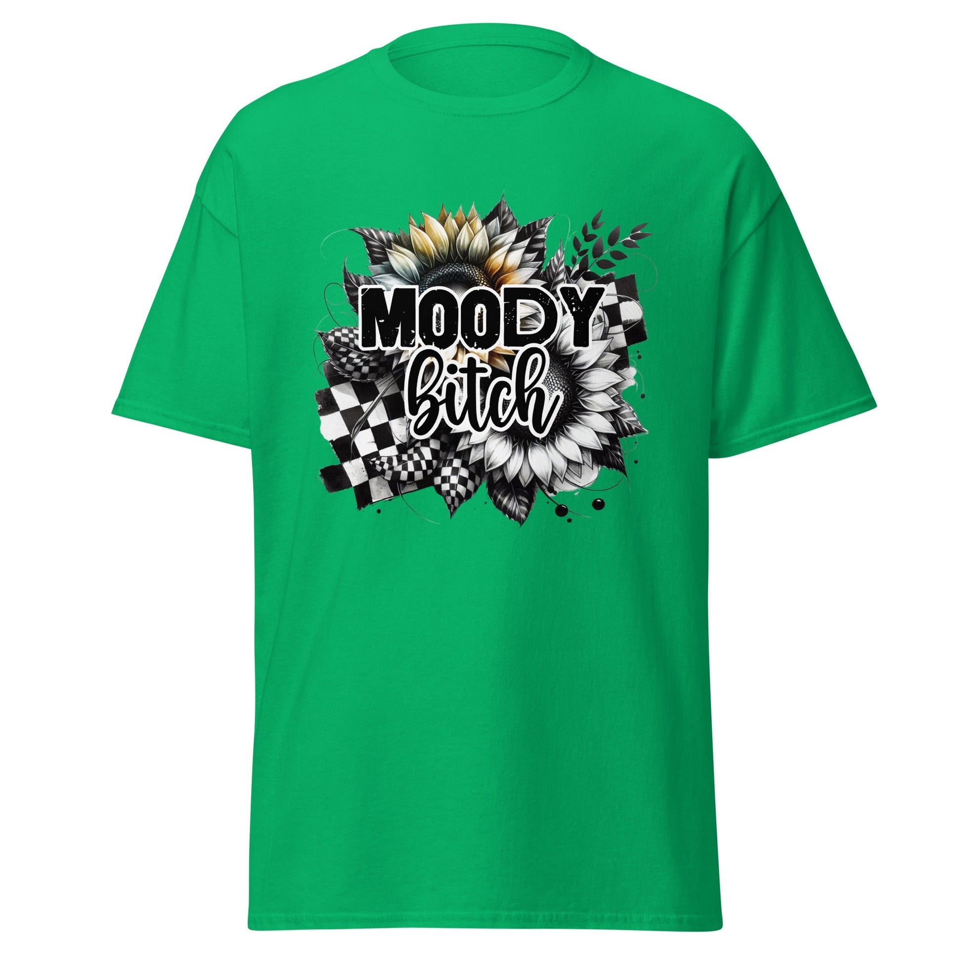 Moody Bitch | Adult T-Shirt - Irish Green - T-Shirts Online