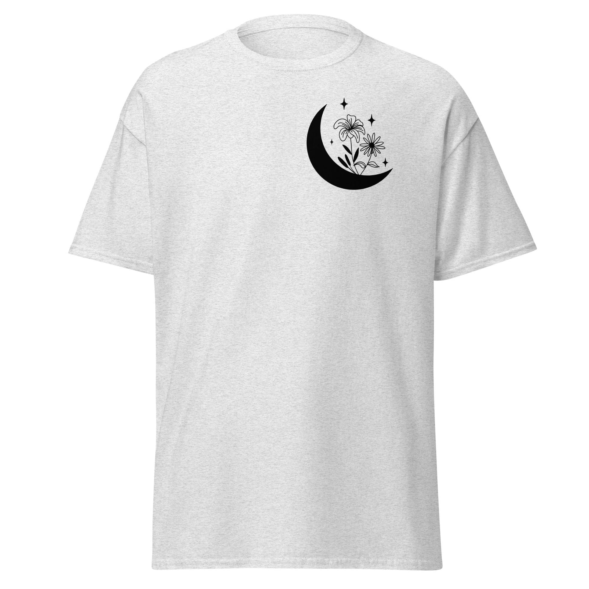 Moon Flowers | Women's T-Shirt - Ash - T-Shirts Online