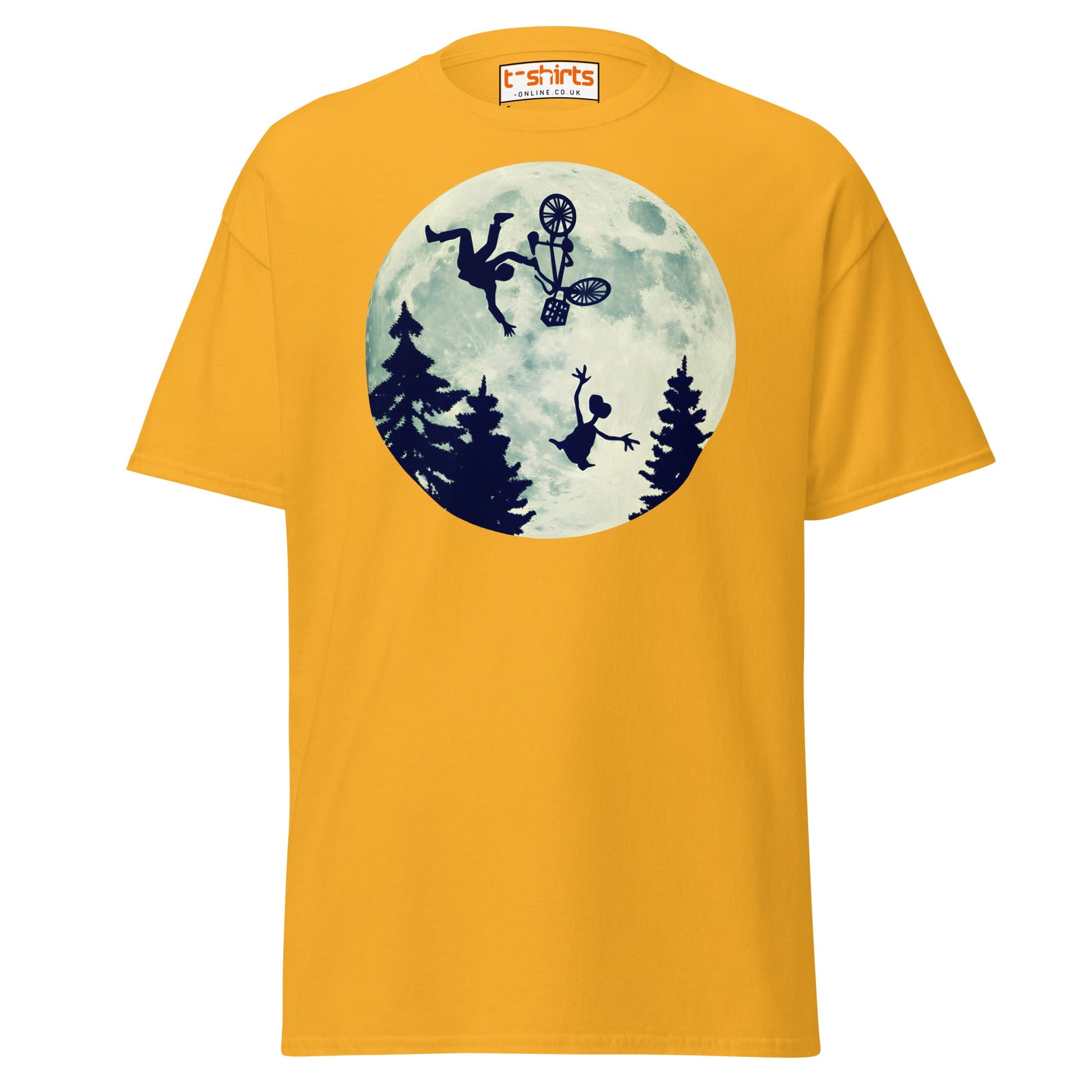 Moonfall Parody T-Shirt – Funny Sci - Fi Humor Tee - Gold - T-Shirts Online