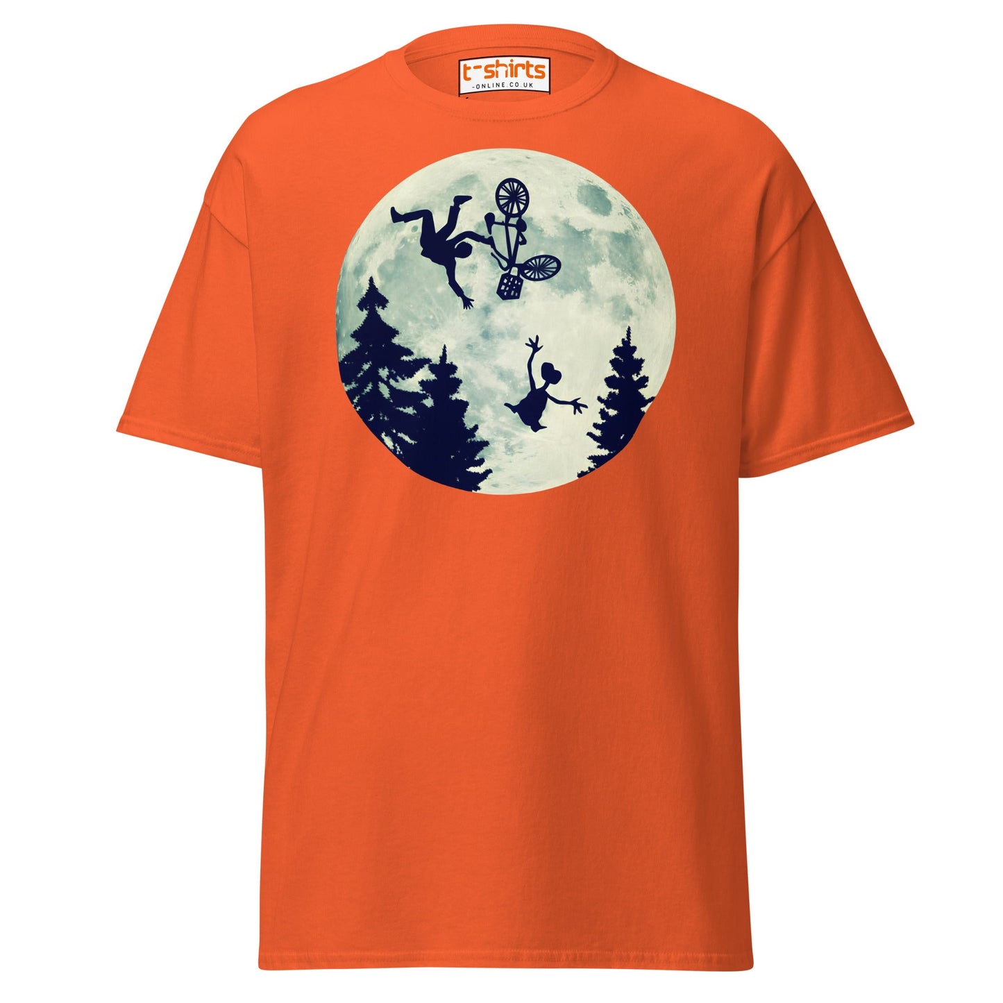 Moonfall Parody T-Shirt – Funny Sci - Fi Humor Tee - Orange - T-Shirts Online