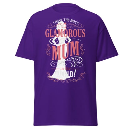 Most Glamorous Mum T-Shirt | Mother's Day Gift Tee - Purple - T-Shirts Online