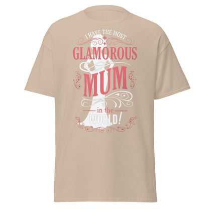 Most Glamorous Mum T-Shirt | Mother's Day Gift Tee - Sand - T-Shirts Online