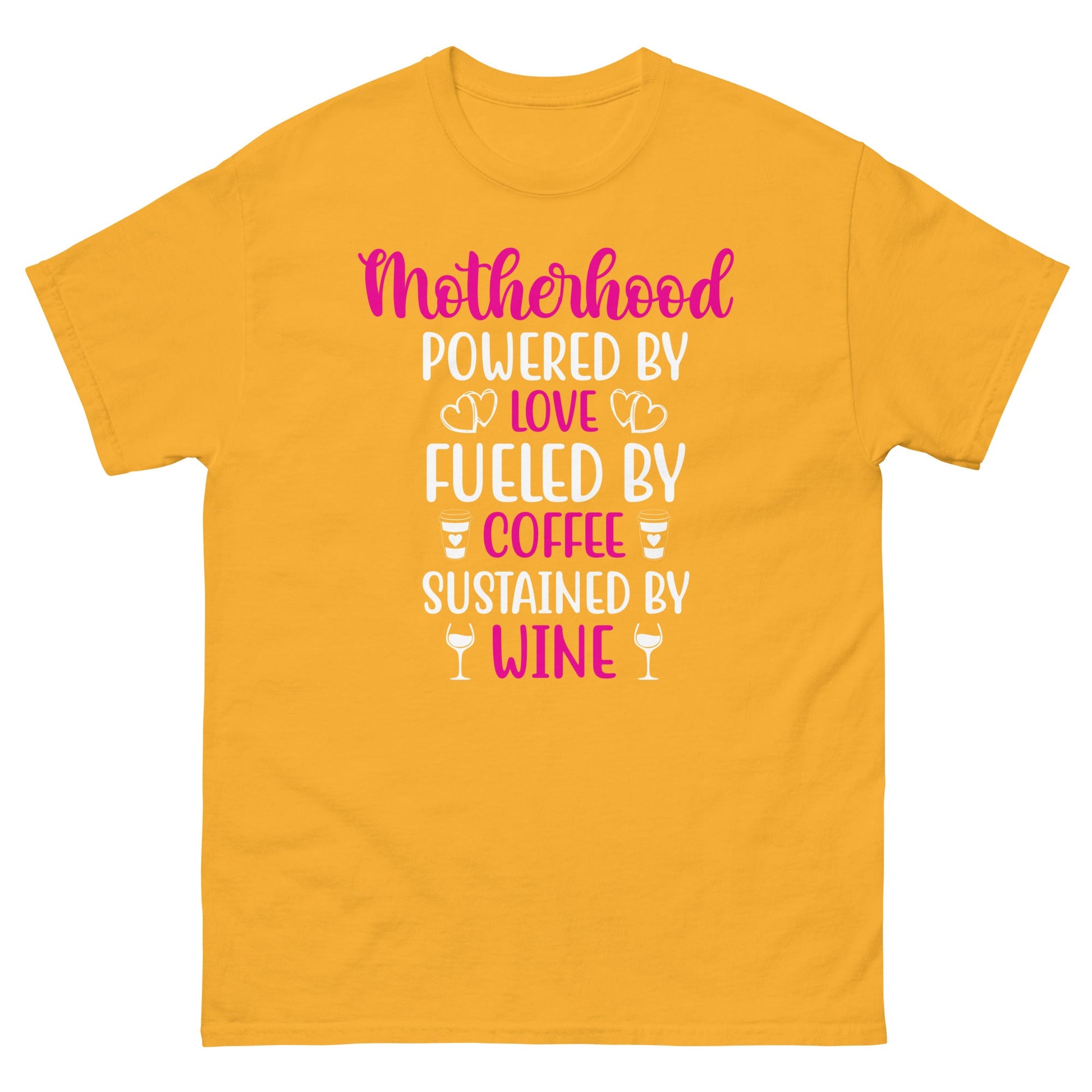 Motherhood | Mother's Day T-Shirt - Gold - T-Shirts Online