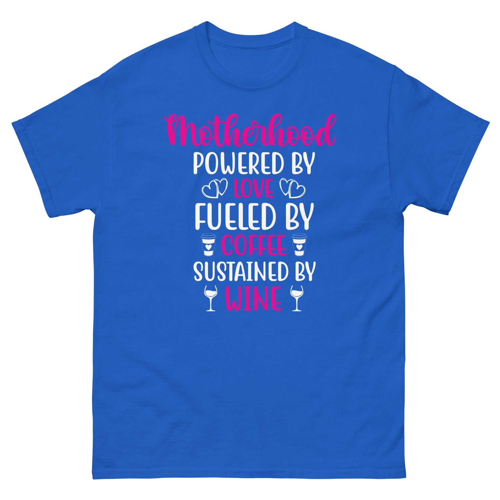 Motherhood | Mother's Day T-Shirt - Royal - T-Shirts Online