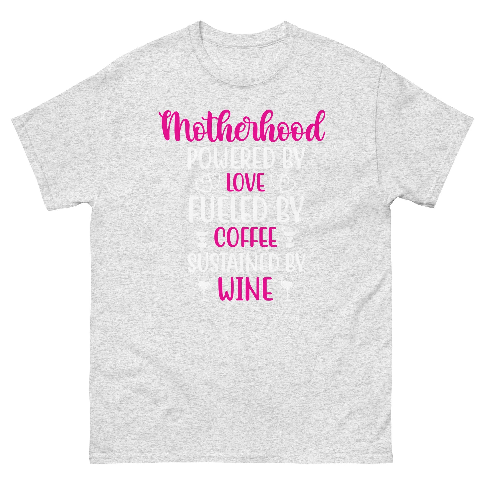 Motherhood | Mother's Day T-Shirt - Ash - T-Shirts Online