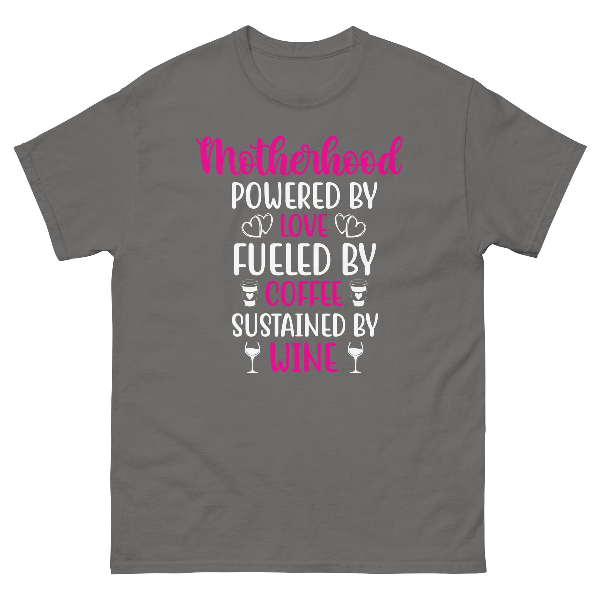 Motherhood | Mother's Day T-Shirt - Charcoal - T-Shirts Online