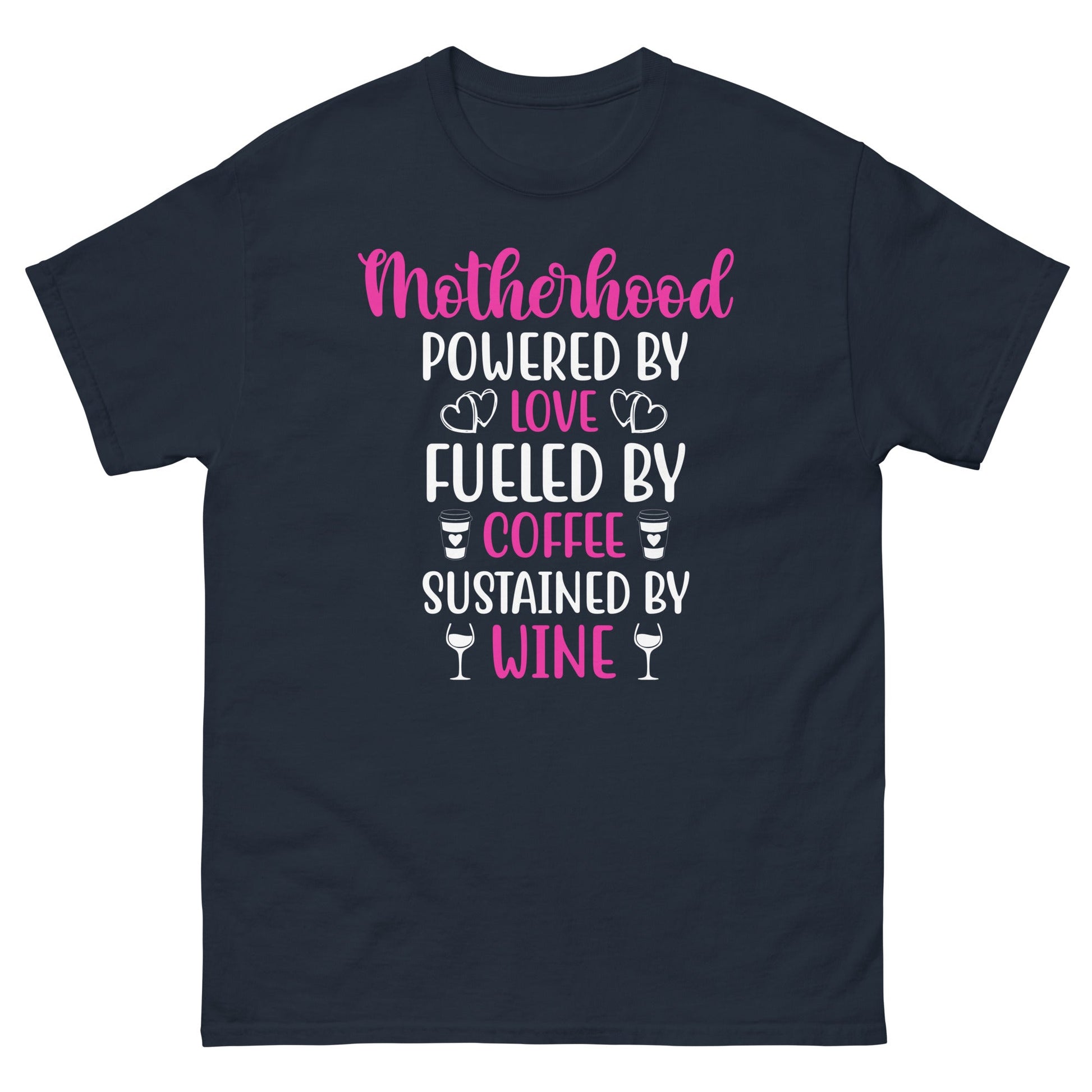 Motherhood | Mother's Day T-Shirt - Navy - T-Shirts Online