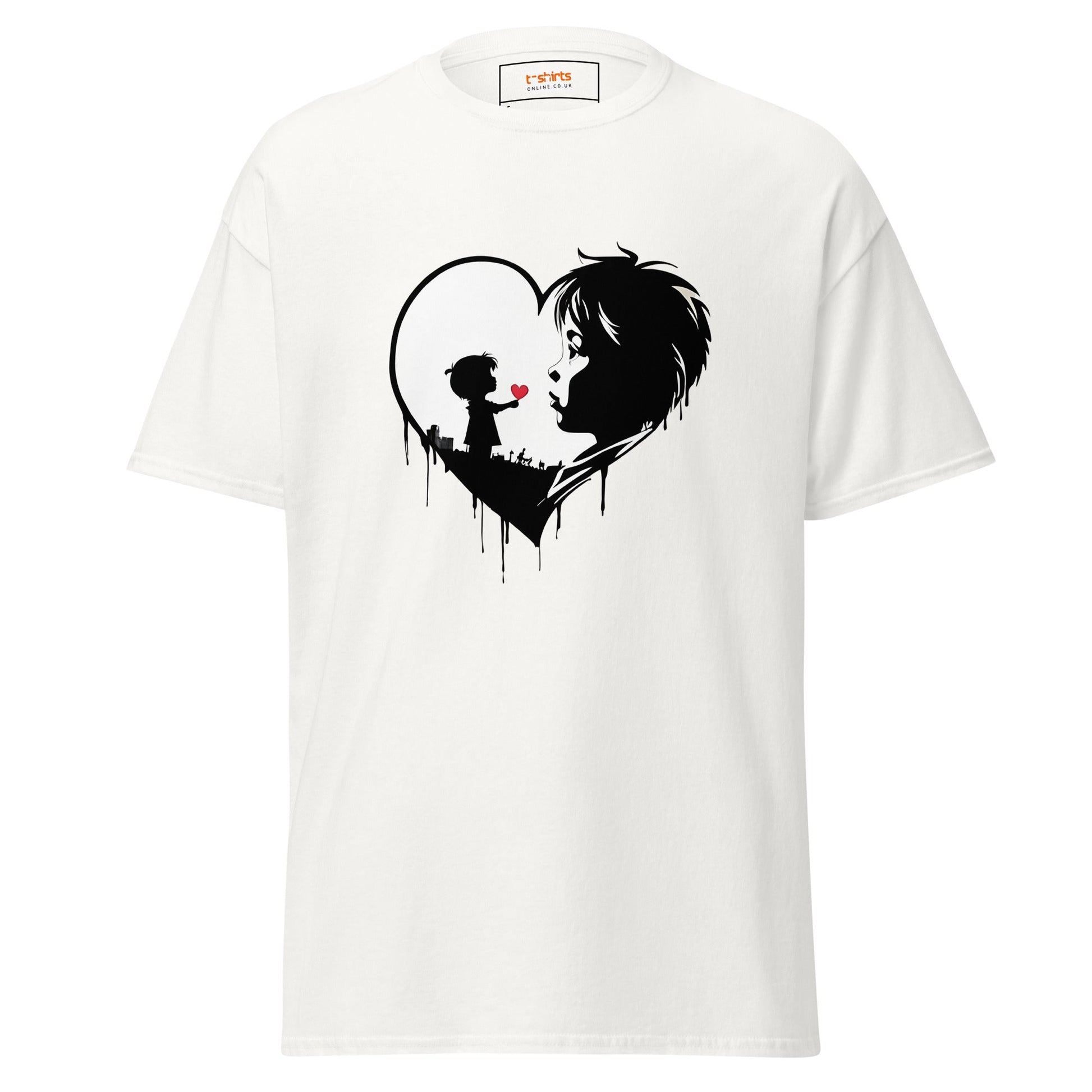 Mothers Love | Banksy Inspired T-Shirt - White - T-Shirts Online