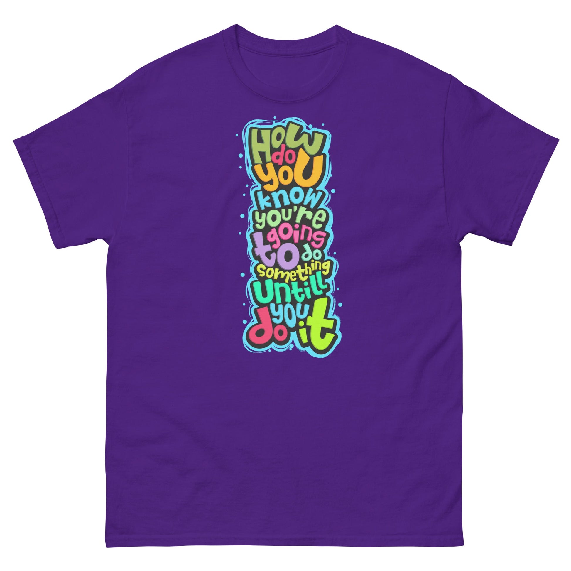 Motivation #1 | Unisex T-Shirt - Purple - T-Shirts Online