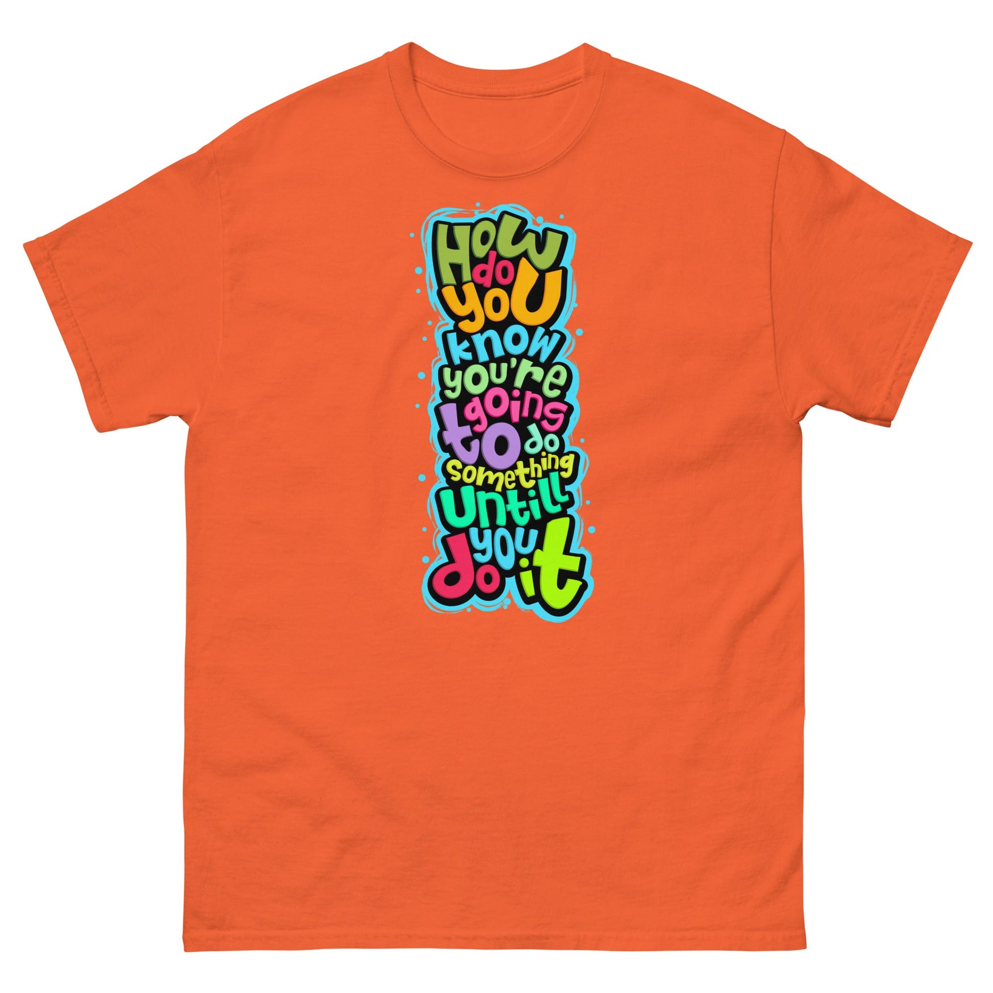 Motivation #1 | Unisex T-Shirt - Orange - T-Shirts Online