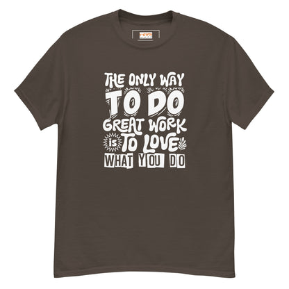 Motivational Slogan T-Shirt | Positive Message Tee - Dark Chocolate - T-Shirts Online