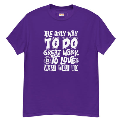 Motivational Slogan T-Shirt | Positive Message Tee - Purple - T-Shirts Online