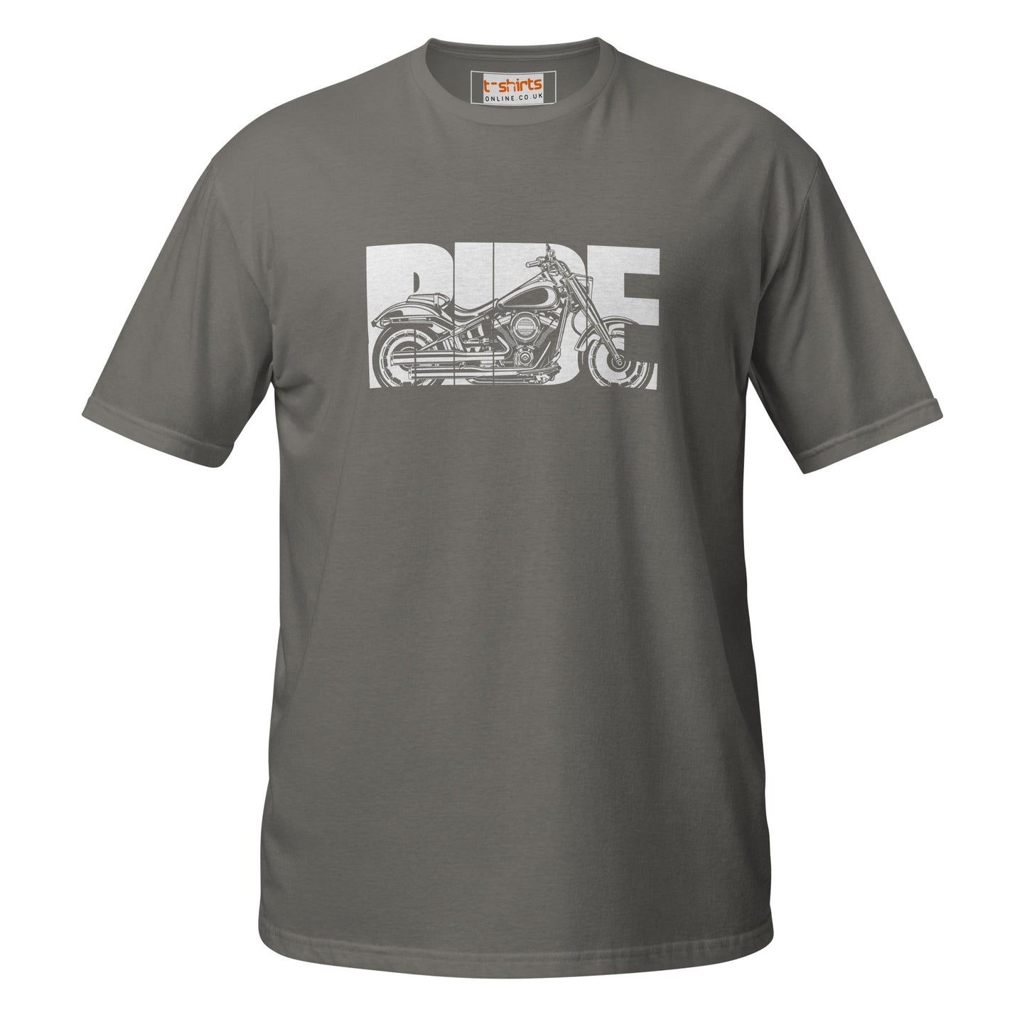 Motorbike Ride T-Shirt - Charcoal - T-Shirts Online