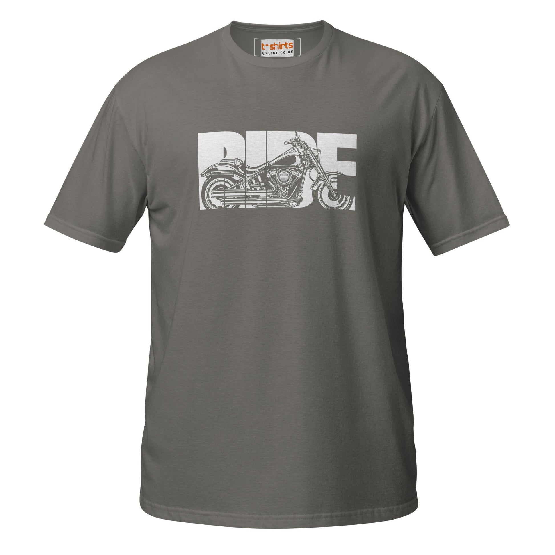 Motorbike Ride T-Shirt - Charcoal - T-Shirts Online