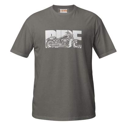 Motorbike Ride T-Shirt - Charcoal - T-Shirts Online