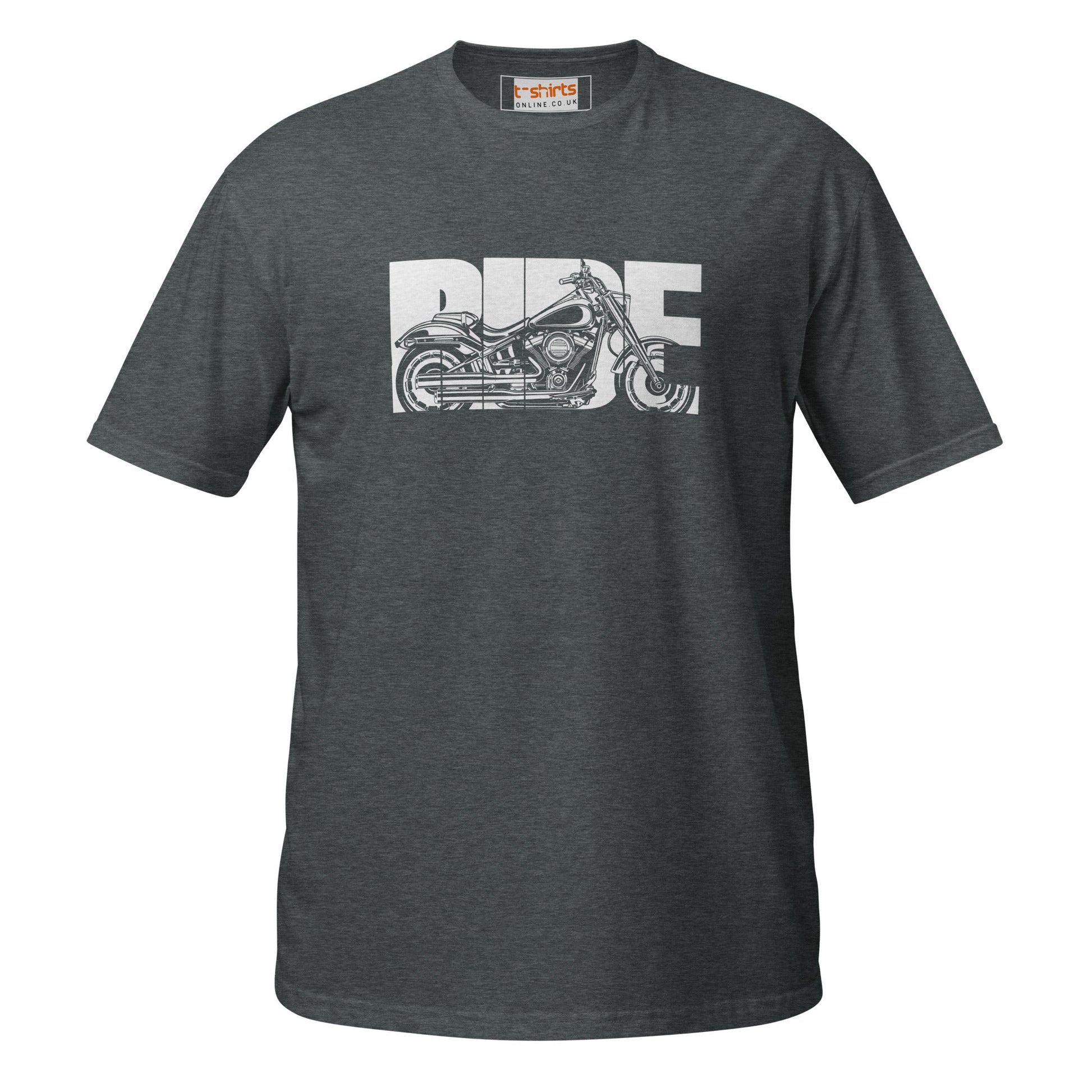 Motorbike Ride T-Shirt - Dark Heather - T-Shirts Online